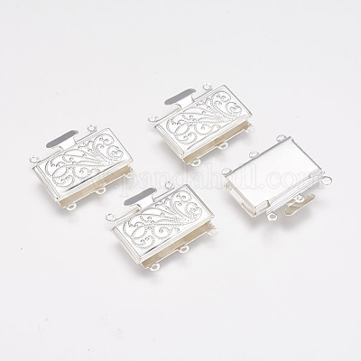 Brass Multi-strand Box Clasps&nbsp;kk291-S-1