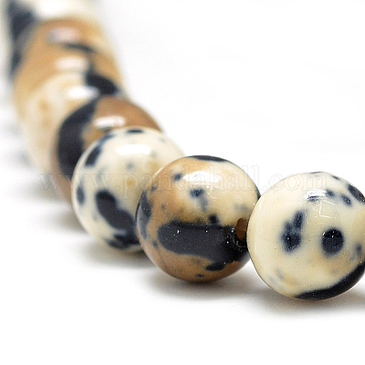 Synthetic Ocean White Jade Beads Strands&nbsp;G-S254-6mm-A06-1