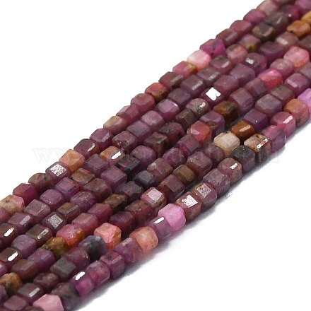 Natural Ruby Beads Strands G-P457-B01-36-1