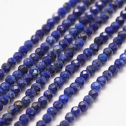 Natural Lapis Lazuli Bead Strands&nbsp;G-P279-53-2mm-1