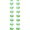 Transparent Glass Bead Strands, Flower, Light Cyan, 10x8x4mm, Hole: 0.8mm, about 27pcs/strand, 16.5''(42cm)