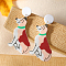 Funny Animal Acrylic Stud Earrings, Dog