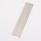 Tarnish Resistant Steel Beading Needles, Stainless Steel Color, 80x0.45mm, about 25~30pcs/bag