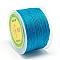 Nylon Threads, Milan Cords/Twisted Cords, Dodger Blue, 1.5~2mm, about 54.68 yards(50m)/roll