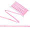 Polyester Ribbons, with Plastic Sequins, Pink, 1/2 inch(12mm)