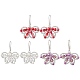 Butterfly Brass Dangle Earrings&nbsp;EJEW-MZ00265-1