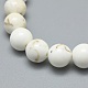 Natural Magnesite Bead Stretch Bracelets&nbsp;BJEW-K212-A-008-3
