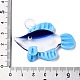 Handmade Lampwork Pendants&nbsp;LAMP-N024-34B-02-3