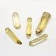Natural Yellow Quartz Pointed Pendants&nbsp;G-G694-D-01-1