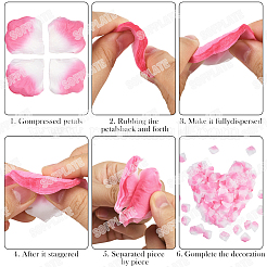 100G Satin Artificial Rose Petals&nbsp;DIY-SP0005-68C
