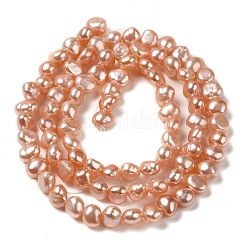 Natural Cultured Freshwater Pearl Beads Strands&nbsp;PEAR-E017-35