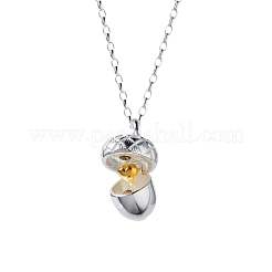 Alloy Openable Acorn Pendant Necklaces for Women&nbsp;FS-WG05859-01