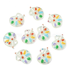 Transparent Luminous Resin Pendants&nbsp;RESI-CJC0020-40