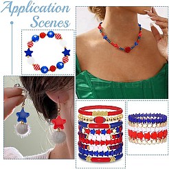 400pcs 4 styles Opaque Acrylic Beads&nbsp;OACR-AR0001-30