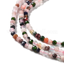 Natural Mixed Gemstone Beads Strands&nbsp;G-F619-21-2mm