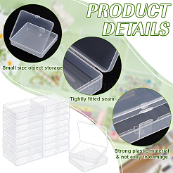 Plastic Bead Containers with Hinged Lid&nbsp;AJEW-WH0479-92B