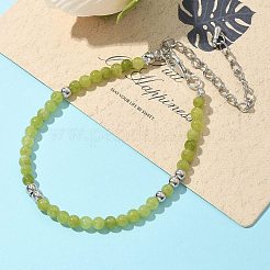 Natural Peridot Bead Bracelet&nbsp;ZW6419-4