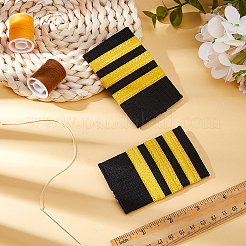 Polyester Pilot Epaulettes&nbsp;DIY-WH0248-730B