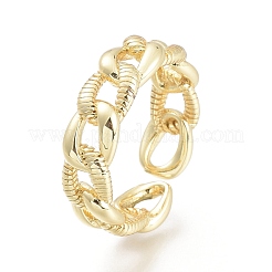 Brass Cuff Rings&nbsp;RJEW-F103-02-G
