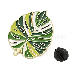 Monstera Deliciosa Enamel Pins&nbsp;X-JEWB-I060-01G-02