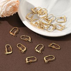 SHEGRACE Brass Leverback Earring Findings&nbsp;XGR0067G-74G