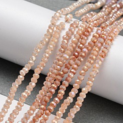 Opaque Baking Paint Glass Beads Strands&nbsp;DGLA-F002-03F