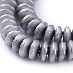 Electroplate Non-magnetic Synthetic Hematite Heishi Beads Strands&nbsp;G-M007-20C