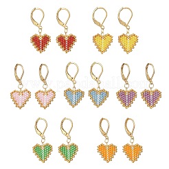 304 Stainless Steel Leverback Earrings for Women&nbsp;EJEW-MZ00408