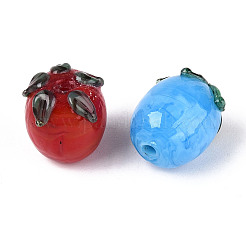 Handmade Lampwork Beads Strands&nbsp;LAMP-N036-04