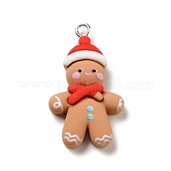 Christmas Opaque Resin Pendants&nbsp;RESI-G043-A06