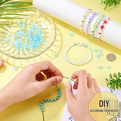 100Pcs 5 Styles Transparent Acrylic Beads&nbsp;TACR-TA0001-54C