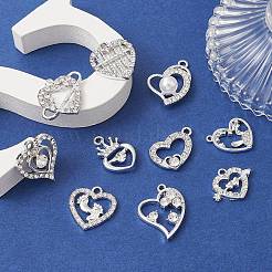 10Pcs 10 Style Alloy Pendants&nbsp;ALRI-YW0001-18P