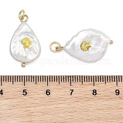 Baroque Natural Keshi Pearl Pendants&nbsp;PALLOY-JF05275
