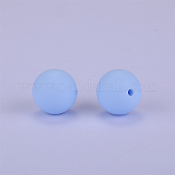 Round Silicone Focal Beads&nbsp;SI-JX0046A-116