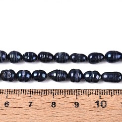 Natural Cultured Freshwater Pearl Beads Strands&nbsp;PEAR-N012-09Z