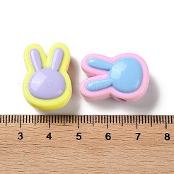 Two Tone Opaque Acrylic Beads&nbsp;SACR-I005-08F