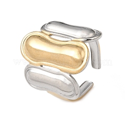 304 Stainless Steel Cuff Open Rings&nbsp;RJEW-P192-08A
