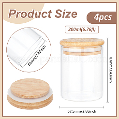 Transparent Glass Jar&nbsp;DIY-WH0060-23A