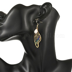 201 Stainless Steel Dangle Earrings for Women&nbsp;EJEW-JE07501-01