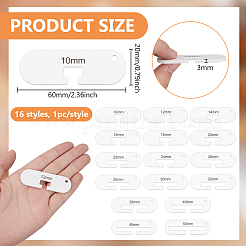 Acrylic Ribbon Width Measure Rulers&nbsp;TOOL-BC0003-17