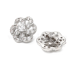 Brass Micro Pave Cubic Zirconia Pendants&nbsp;KK-L229-056P