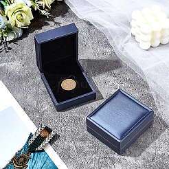 Rectangel PU Imitation Leather Coin Storage Boxes&nbsp;CON-WH0086-102B-02