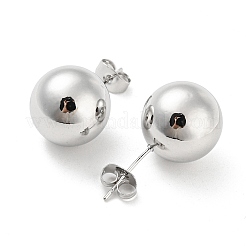 Brass Stud Earrings&nbsp;X-EJEW-I300-04A-P