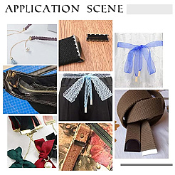 32Pcs 16 Style Brass Ribbon Crimp Ends&nbsp;KK-PH0009-44