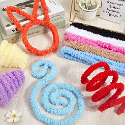 10Pcs 10 Colors DIY Plush Sticks&nbsp;DIY-CP0011-73