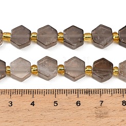Natural Smoky Quartz Beads Strands&nbsp;G-F833-B07-01