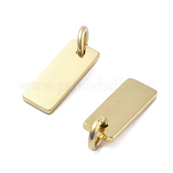 Geometric Figure Style 304 Stainless Steel Stamping Blank Tag Charms&nbsp;STAS-D302-03A