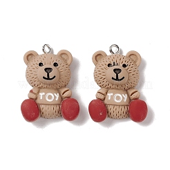 Opaque Resin Pendants&nbsp;RESI-G046-06P