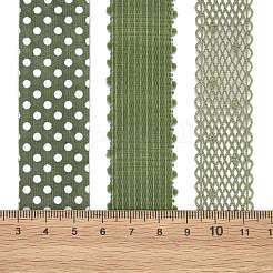 9 Yards 3 Styles Polyester Ribbon&nbsp;SRIB-A014-D02