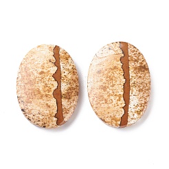 Natural Picture Jasper Cabochons&nbsp;G-D478-03D-01